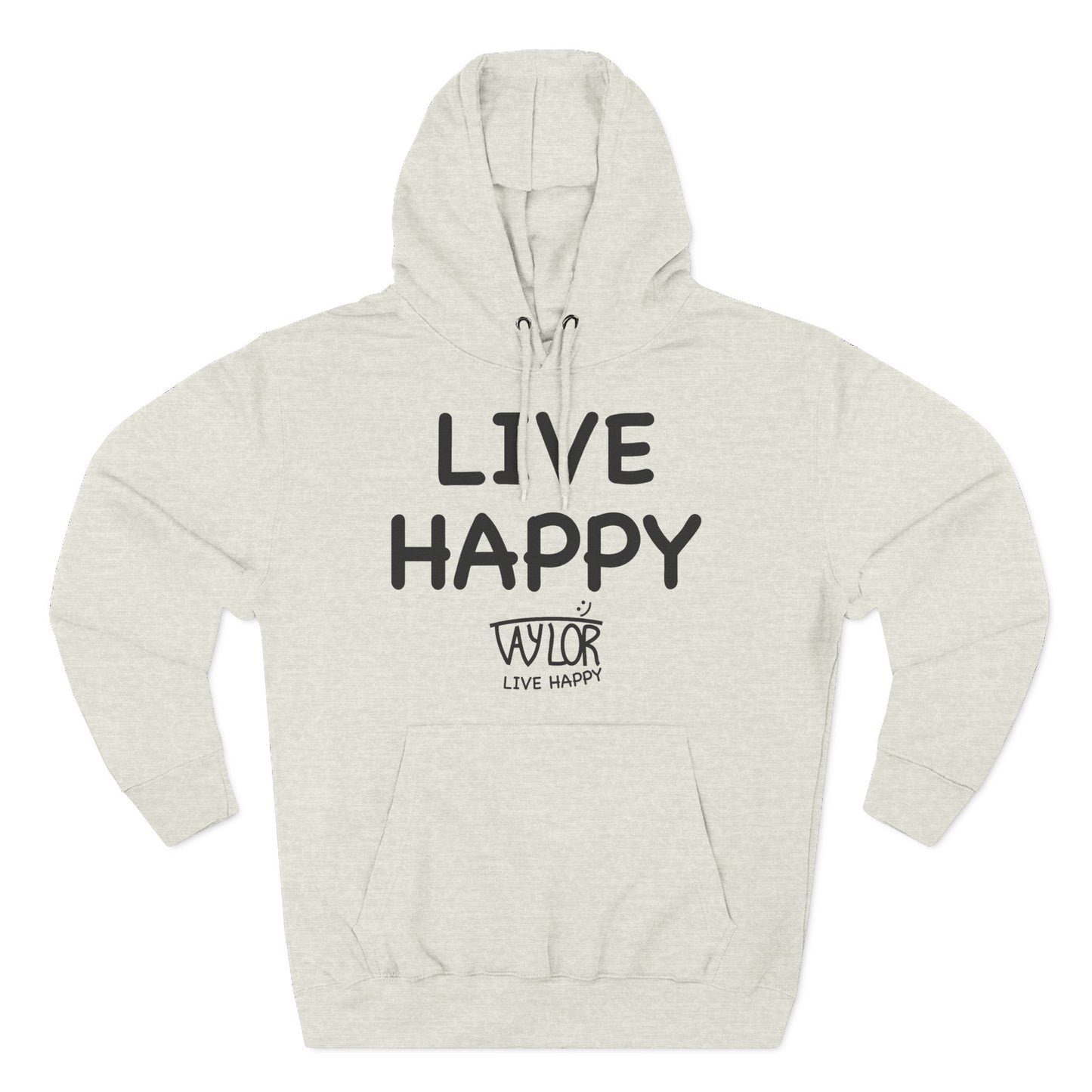 Three-Panel Fleece Hoodie