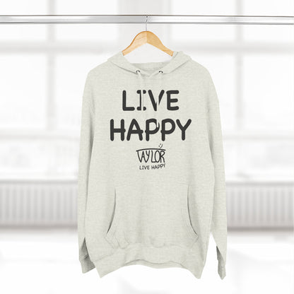Three-Panel Fleece Hoodie
