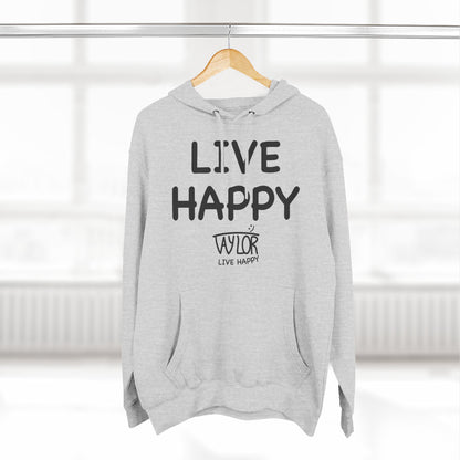 Three-Panel Fleece Hoodie