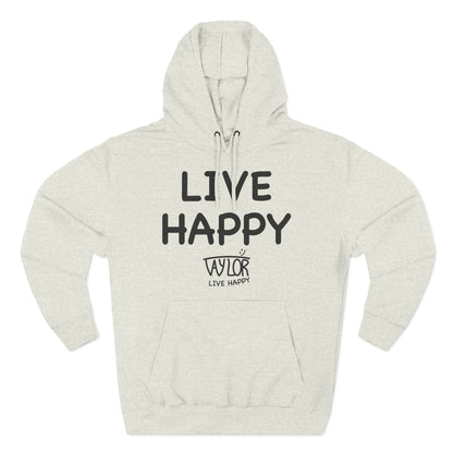 Three-Panel Fleece Hoodie