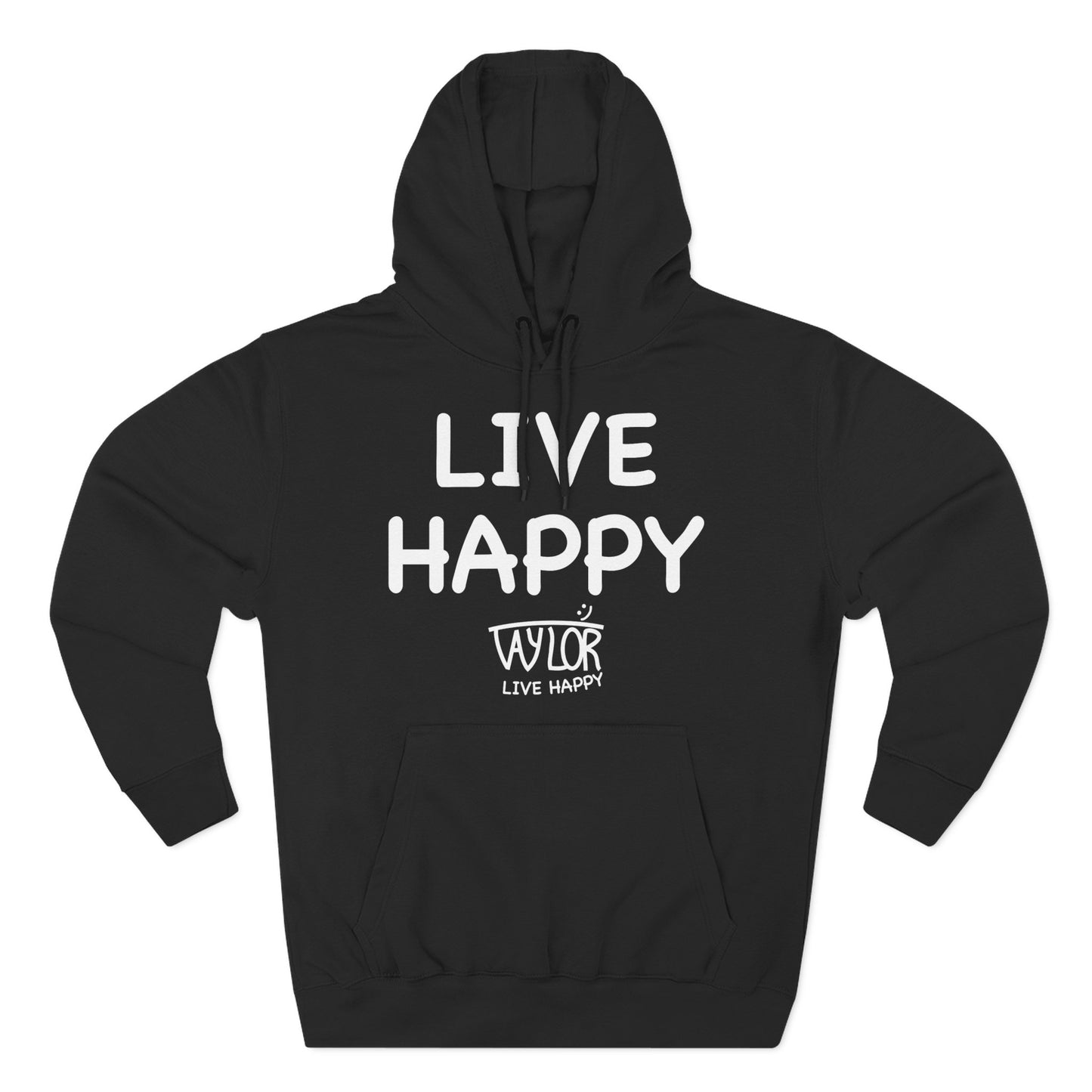 Three-Panel Fleece Hoodie