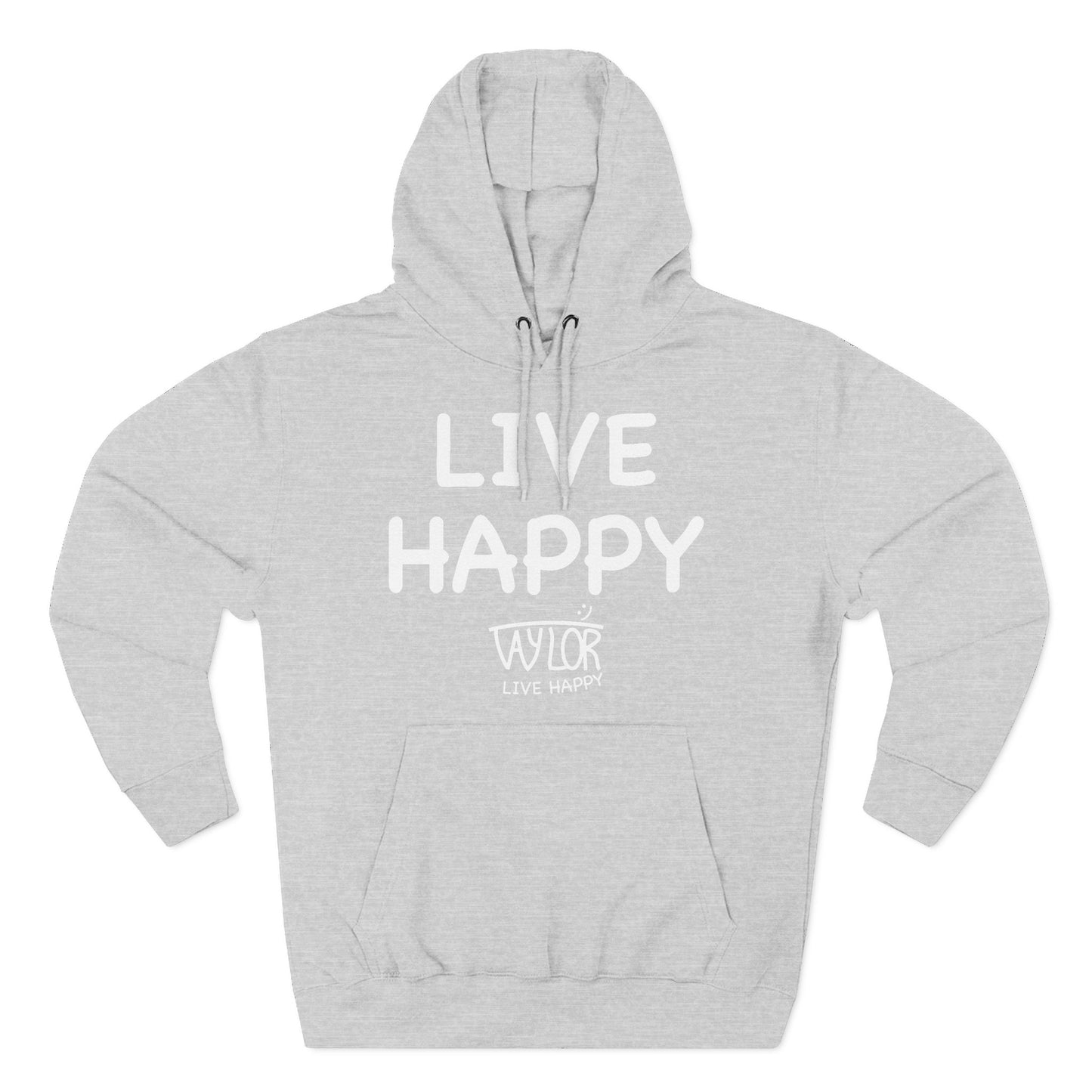 Three-Panel Fleece Hoodie