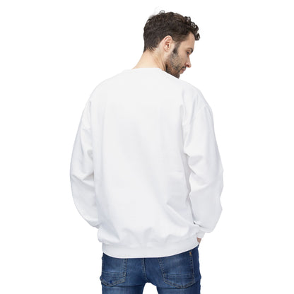 Live Happy Crewneck Sweatshirt - Unisex Fleece, Cozy Gift, Motivational Apparel, Perfect for Gifting, Casual Wear, Everyday Comfort