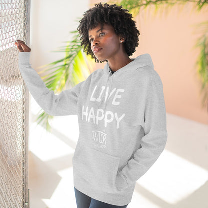 Three-Panel Fleece Hoodie